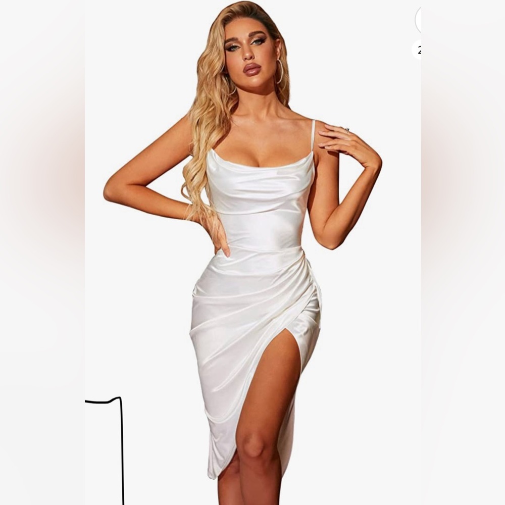White beautiful dress